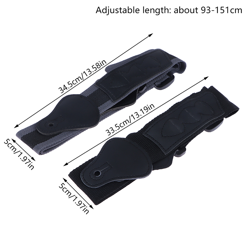 1Pc Adjustable Solid Color Guitar Belt Straps For Acoustic Electric Bass Guitar Strap Acoustic Guitar Musical Accessories