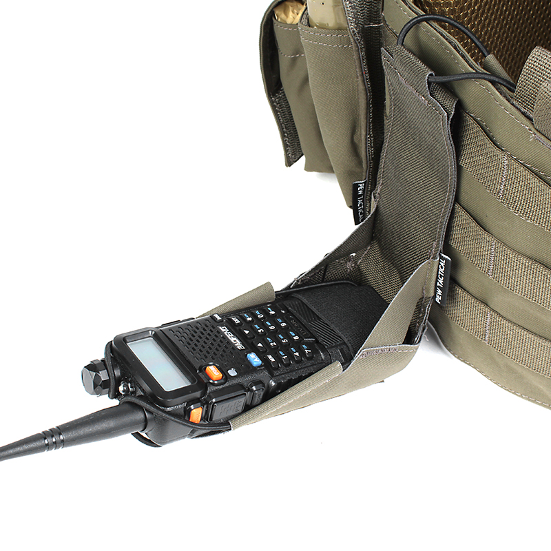 PEW Tactical Radio Pouch Gridlok BAOFENG/POFUNG UV5R UV82 Talkie Walkie MOLLE PT-P032