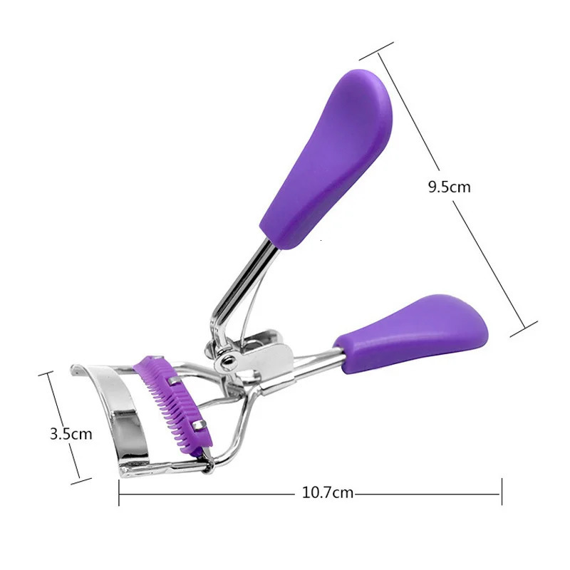 OWOSC 1PC Eyelash Curler With Comb Stainless Steel Eyelash Curler Cosmetic Fashion Professional Beauty Makeup Tools Accessories 240621