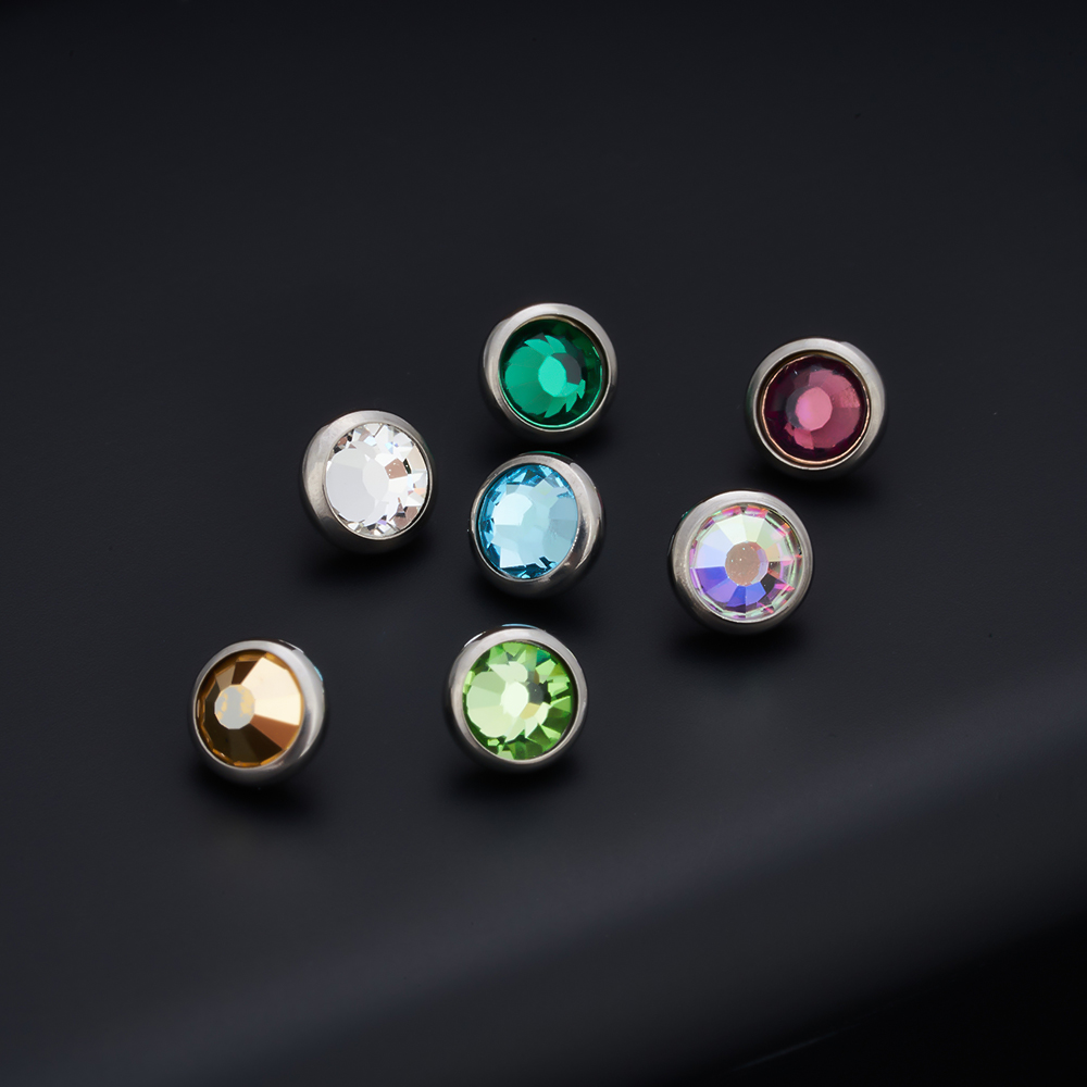 F136 Titanium Microdermal Surface Top Threaded Gem Ends Dermal Skin Diver Hide Medusa Accessories Piercing Body Jewelry