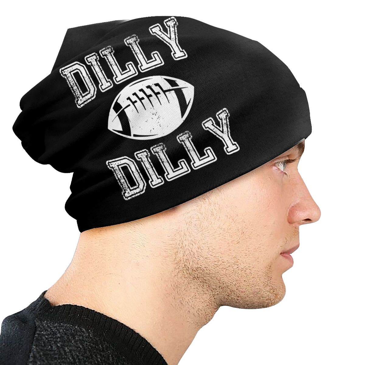 Dilly Dilly Bonnet Hats American Football Knitting Hats Outdoor Skullies Beanies Hat Adult Autumn Winter Warm Dual-use Caps