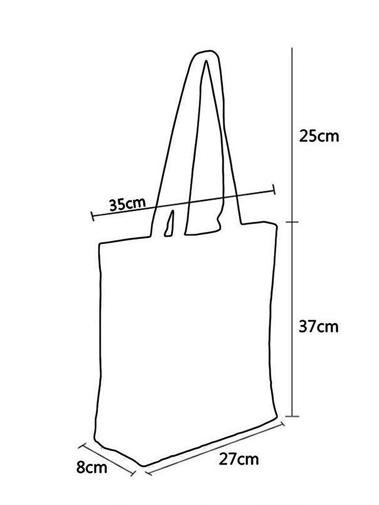 Cute Cat Angel Printed Shoulder Bag For Women Lazy Style Practical Handbag Large Polyester Female Shopping Bags Not Easy To Dirt