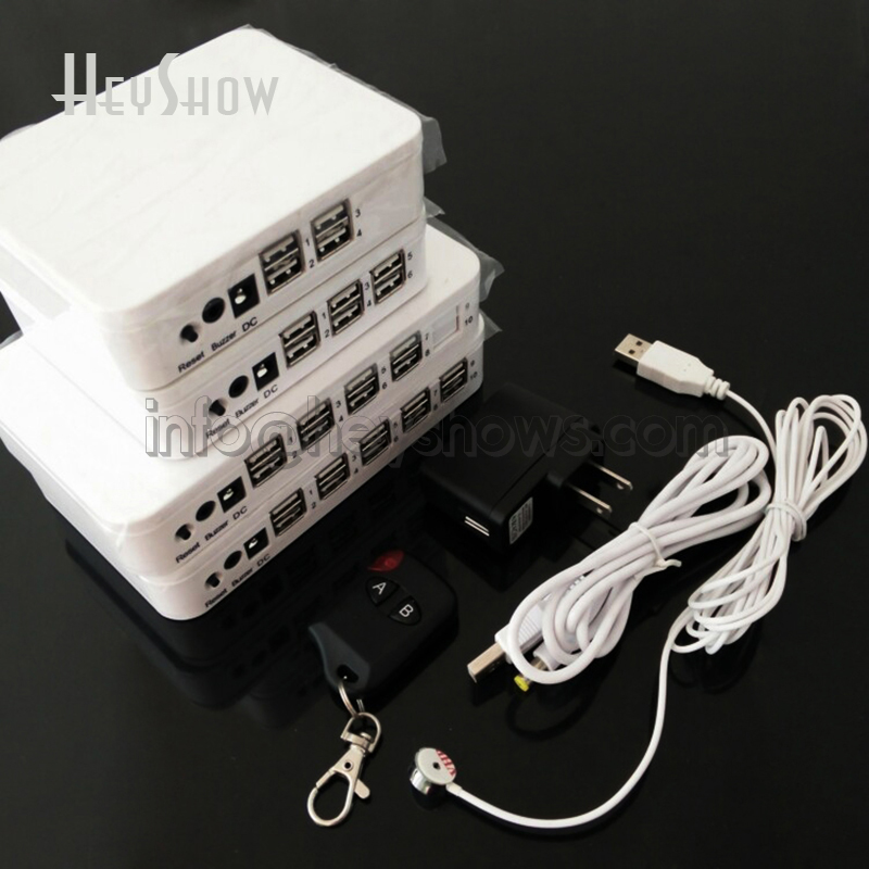 Phone Security Burglar Alarm System, 8 Ports in 1, Tablet, Host Display Holder, Clear Acrylic Stand, Remote Control