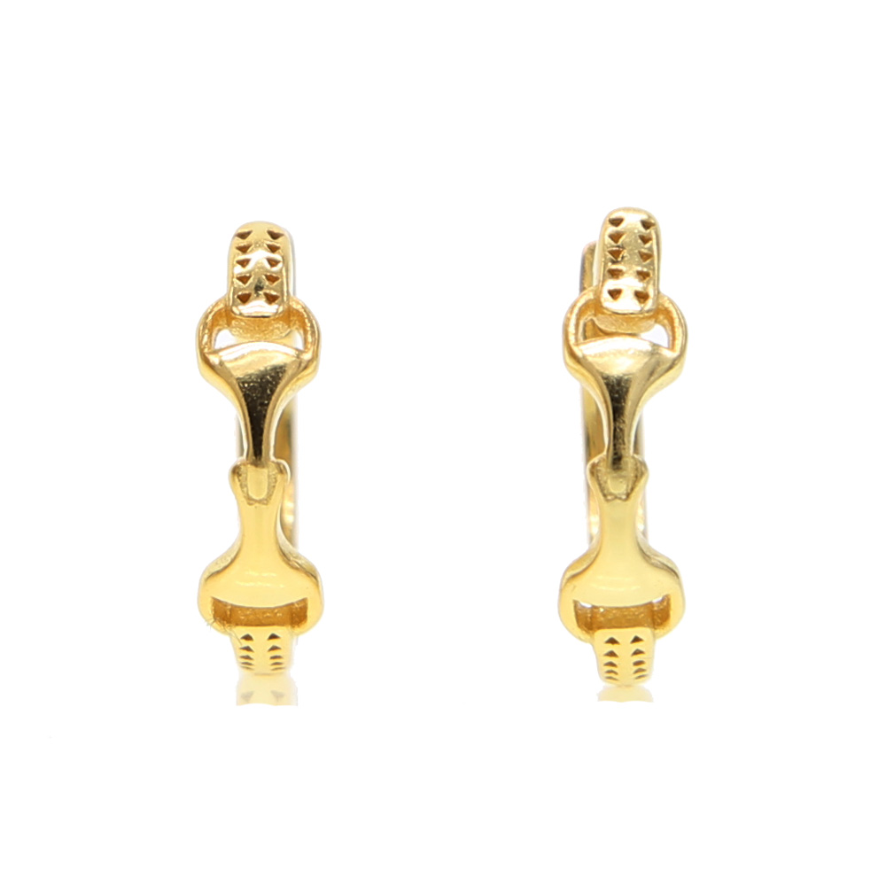 100% 925 sterling silver women ladies horse earrings equestrian delicate dainty classic silver cirlcle earring high quality