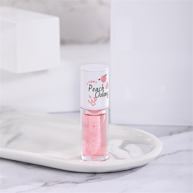 Smooth Lip Gloss Moisturizes Kawaii Skincare Peach Lip Care Serum Cute Beauty In-demand Non-sticky Lip Plumper Long Lasting