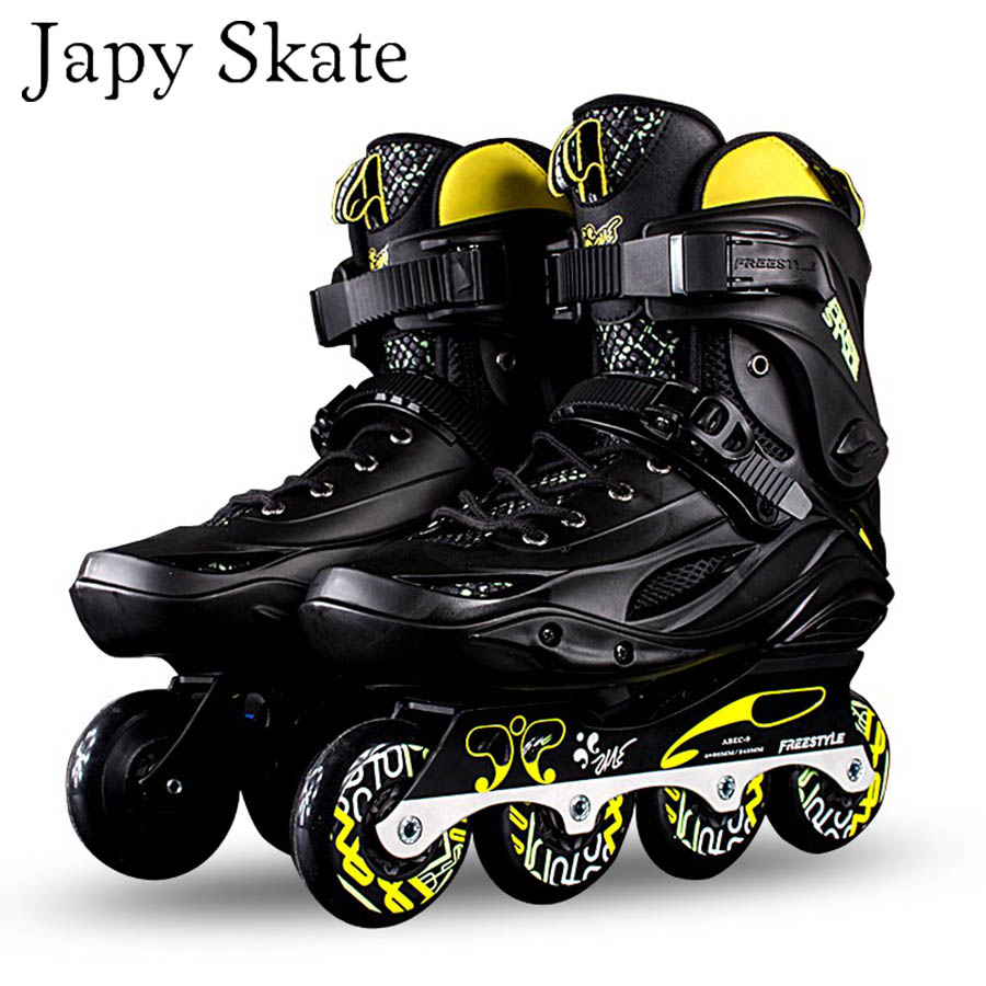 Japy Skate Original Freestyle M3 Professional Slalom Inline Skates Adult Roller Skating Shoe Sliding Free Skating Patines Adulto