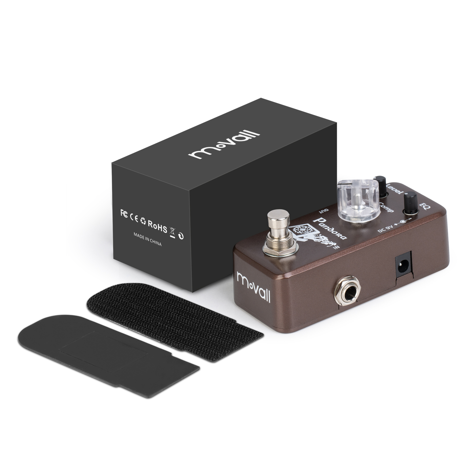 Movall MP-305 Compressor Guitar Effect Pedal Ultimate Comp Mini Pedal True Bypass Electric Guitar Parts & Accessories