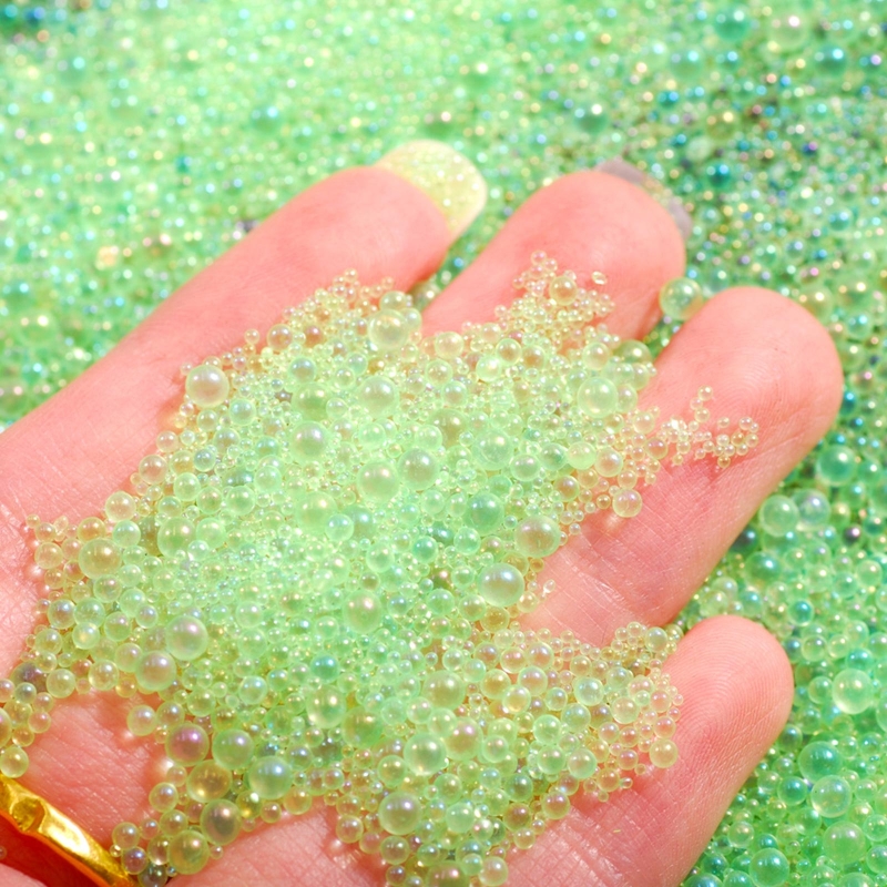 50g UV Resin Bubble Beads Water Droplet Microbead Decorative Filling Filler DIY Resin Crafts Jewelry Pendant Making Supplies