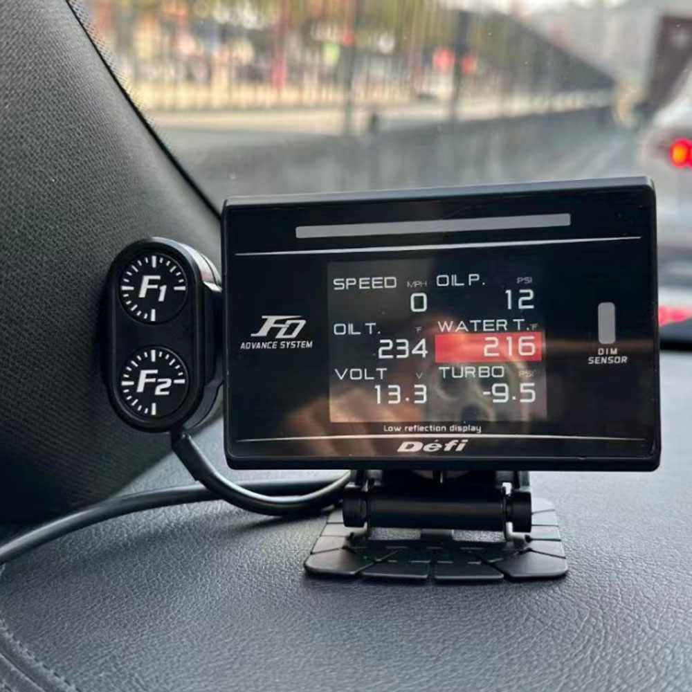 DEfi 10 in 1 BF CR C2 Advance FD With Electronic Sensors Full Kit Car Boost Gauges Universal Automatic Digital Tachometer