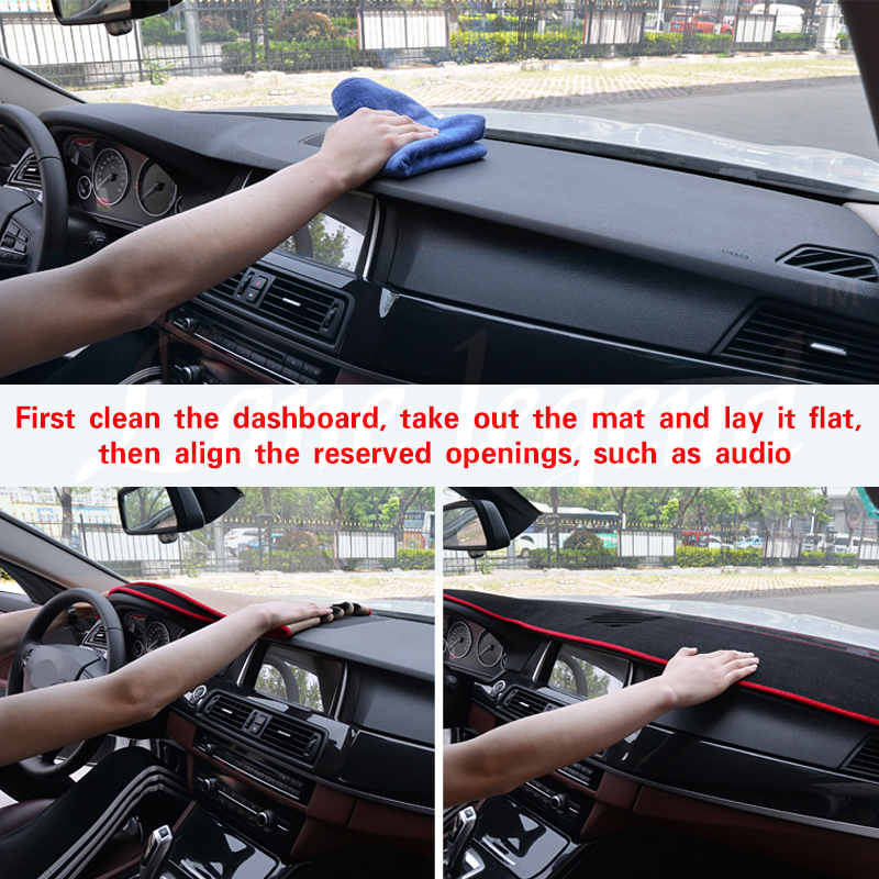 For Ford KUGA 2013 2014 2015 2016 2017 2018 2019 Mk2 Escape Anti-Slip Mat Dashboard Cover Pad Sunshade Dashmat Car Accessories