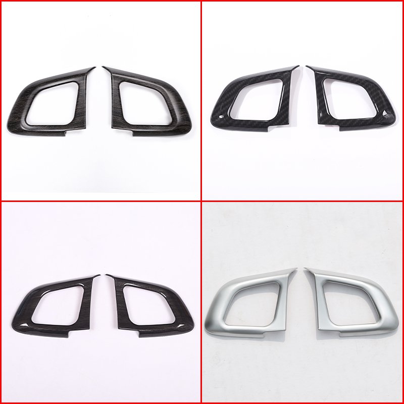 ABS Car Styling Steering Wheel Decorative Frame for Land Rover Range Rover Evoque Car Interior Accessories 4 Styles