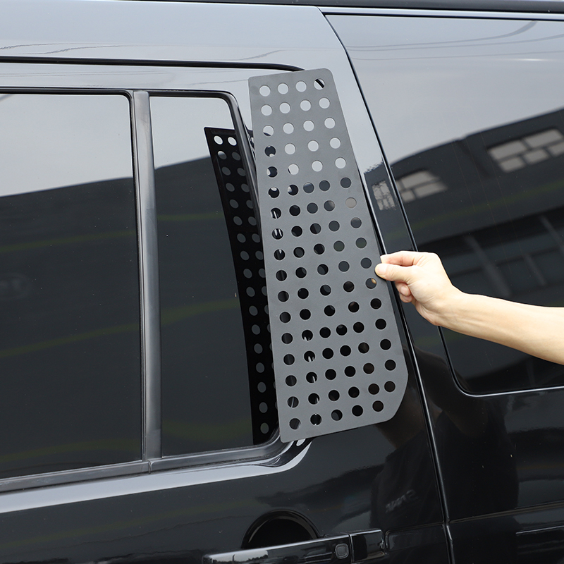 Placa protectora de vidrio para ventana trasera de coche, accesorios para Land Rover Discovery 3 2004-2009 Discovery 4 2010-2016, detalles exteriores