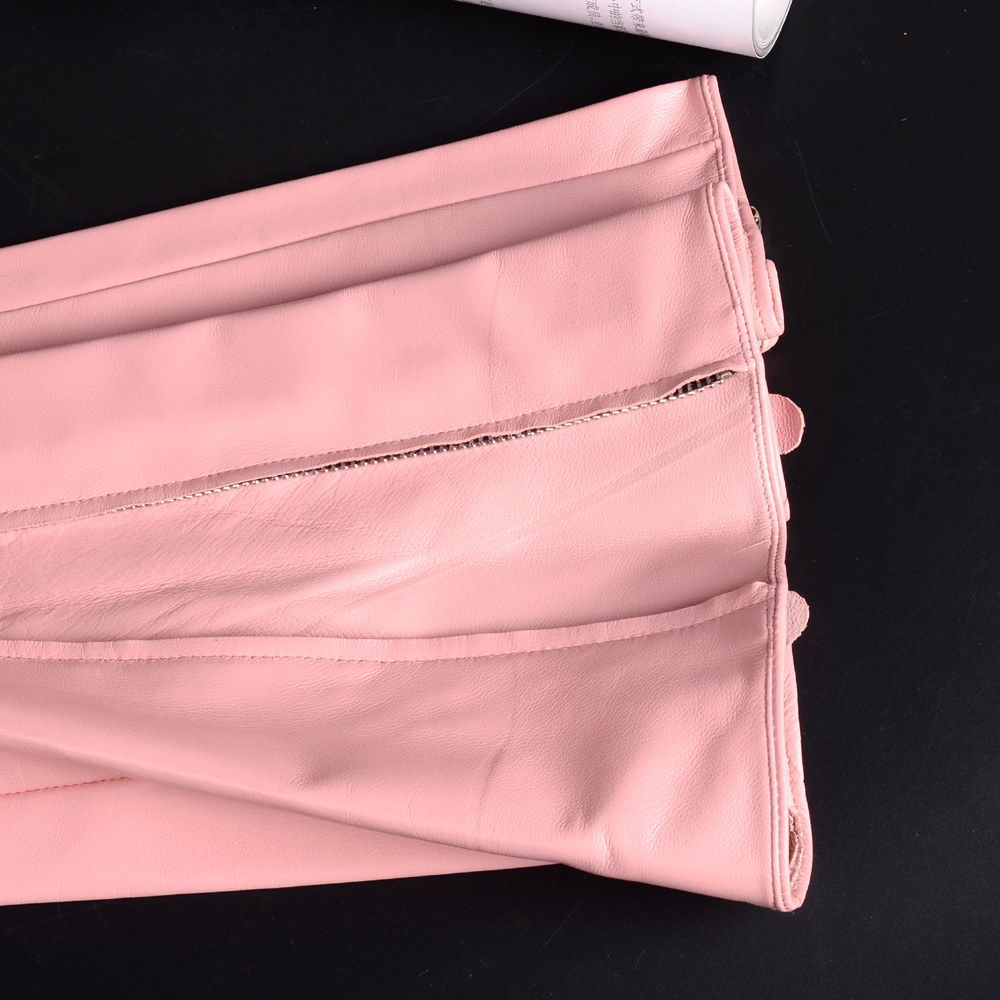 40 50 60 70 80cm Women's Ladies Real Leather Sheep Skin Middle Invisible Zipper Evening Gloves Party Opera/Long Gloves