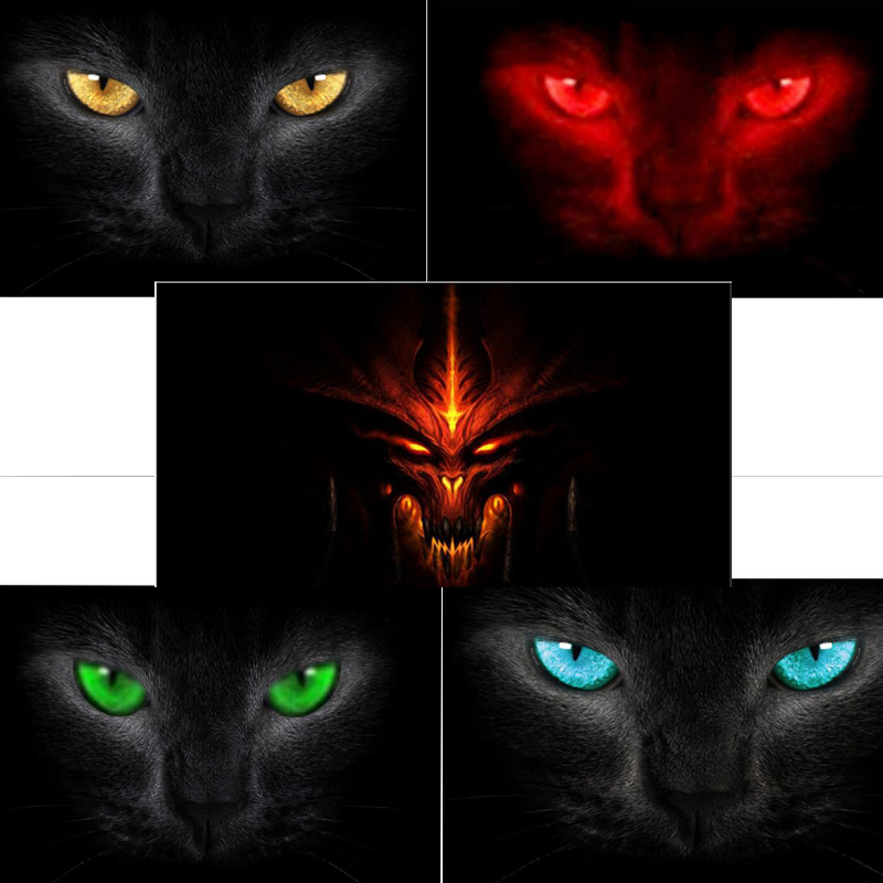 3D car rear windshield sticker waterproof single-sided 130*70cm scary rear window sticker funny devil devil sticker