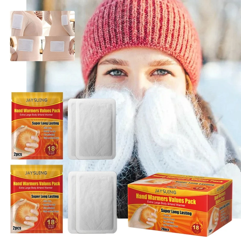 1 Box Self Hot Sticker Mat Body Warmers Pastes Lasting Heating Patches Winter Keep Hand Leg Foot Warm Pastes Pads