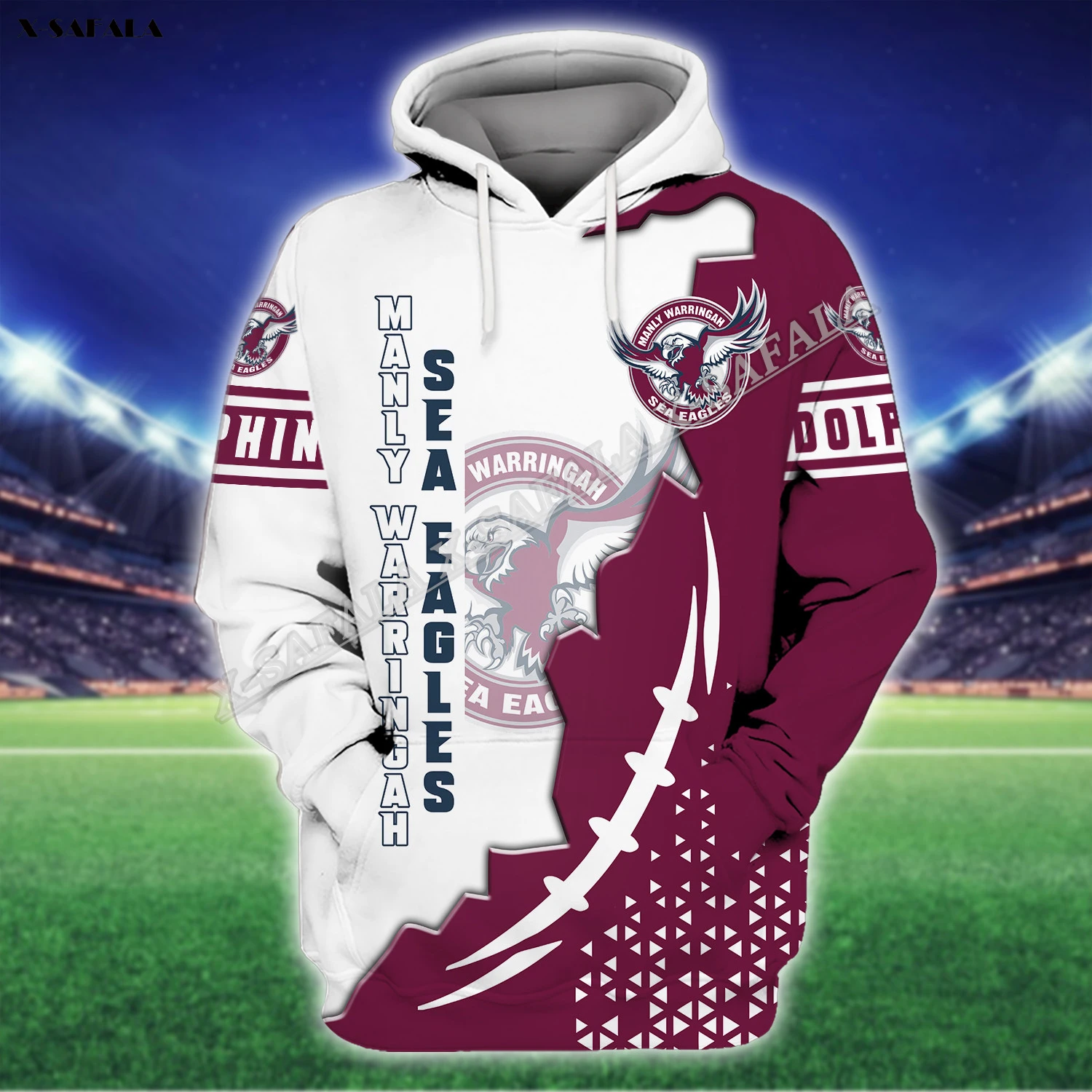 Australia Rugby Sea Sport 3D Child Kid Print Hoodie Men's Adult Outwear Shirt Pullover Sweatshirt Casual Jacket