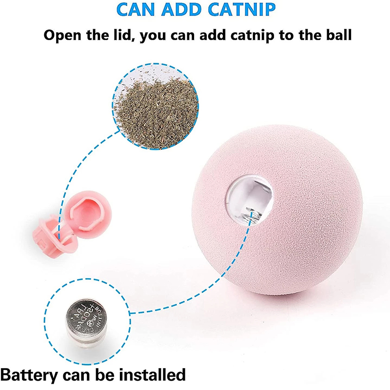Smart Playing Plush Ball Pet Creak Supplies Products Cat Toy Interactive ball for pets