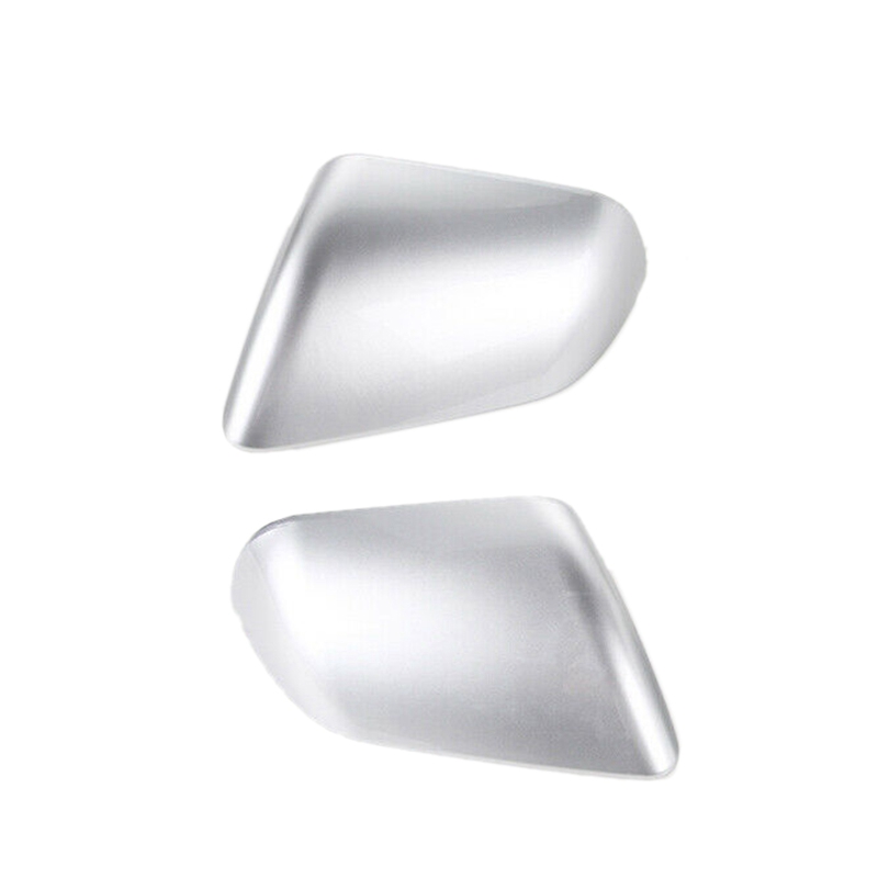 Car Silver Exterior Rear View Side Mirror Cover Trim For Ford Mustang 2015-2020