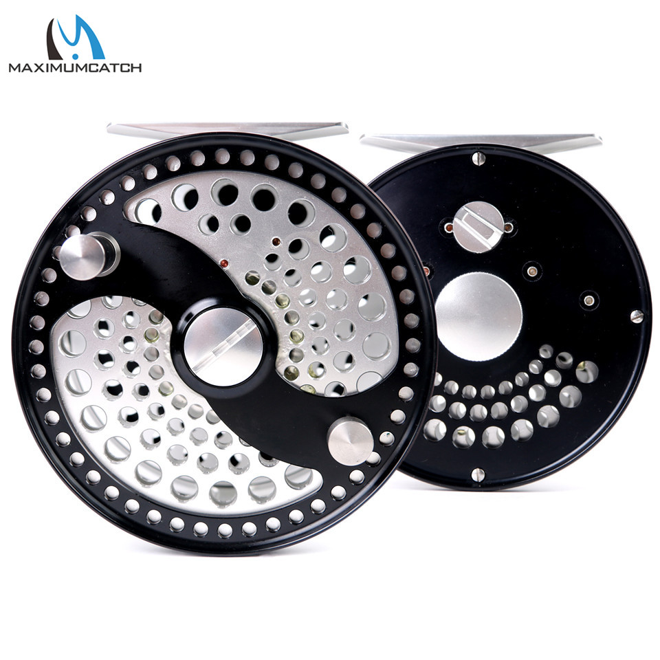 Maximumcatch CLA 3-10WT Classic Fly Fishing Reel Clicker Disc Drag System CNC Machine Cut T6061 Aluminum Fly Reel