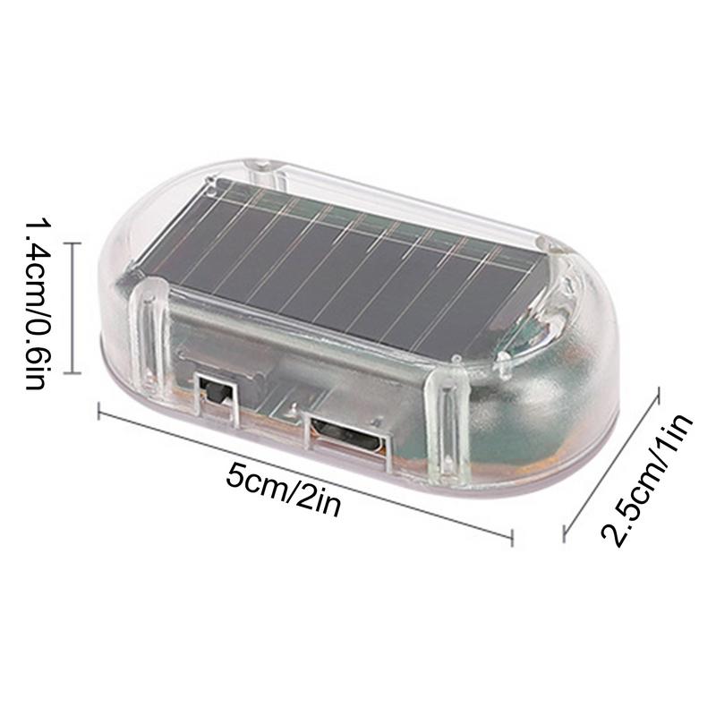 Dummy Alarm Warning Anti-Theft LED Flashing Car Security Light Universal Dummy Car Alarm Light Anti Theft Device