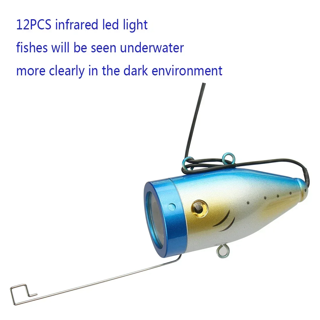 Underwater Fishing Camera 7inch TFT Monitor Fish Finder Deeply IP68 Waterproof with DVR Optional SY7000 for Ice Lake Fishing