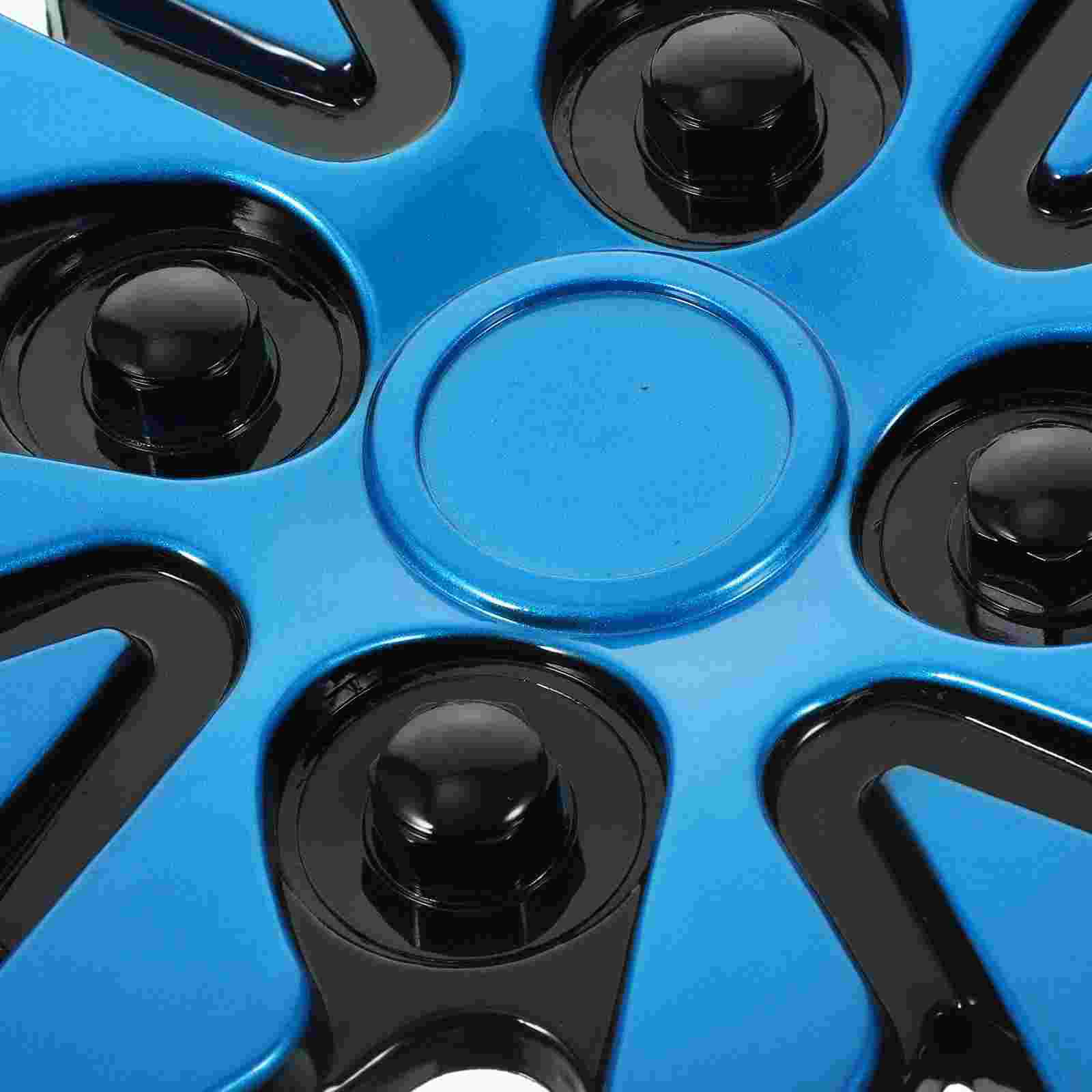 Black Universal Hubcap Wheel Covers Auto Tire Rim Covers Replacement Car Vehicle Wheel Rim Skin Cover 14 Inch
