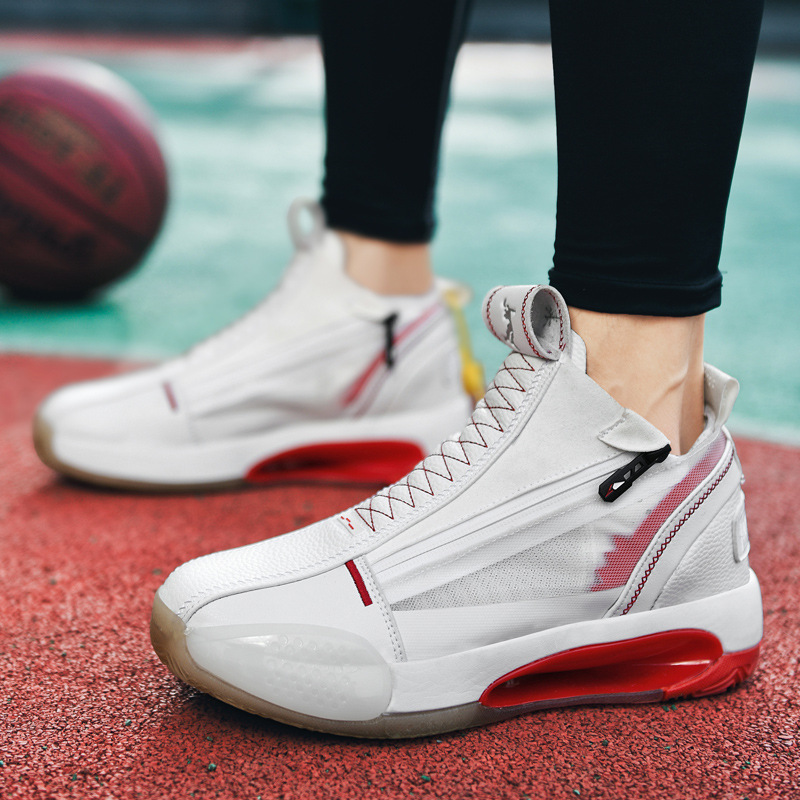 NEW Men Shoes Casual Sneakers High Top Air Basketball Tennis Male Student Teens Light Net Breathable Running Travel Large Size