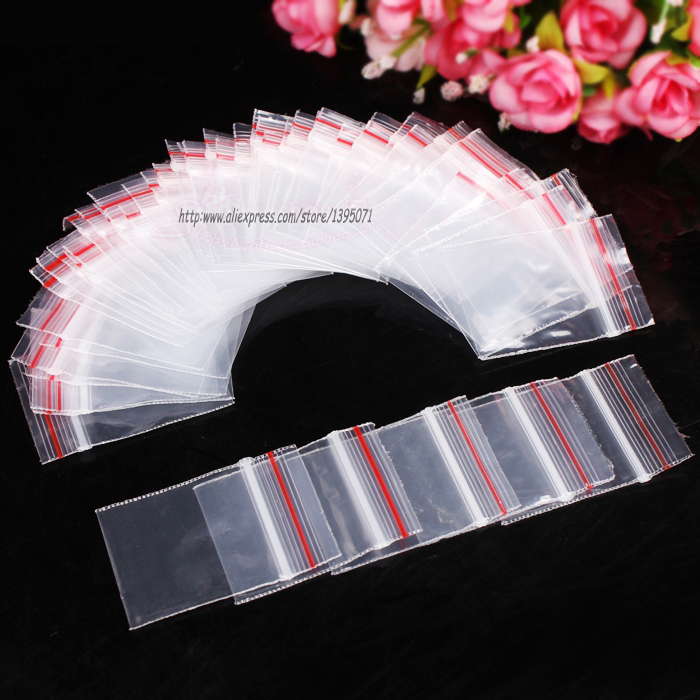 Mini 5c Plasti Zip lock Jewelry Packaging Bag Gift Bag PE Zip top Bag Jewelry Packing Pouch with 4x6 5x7 6x6 7x10 8x12 x 9x13