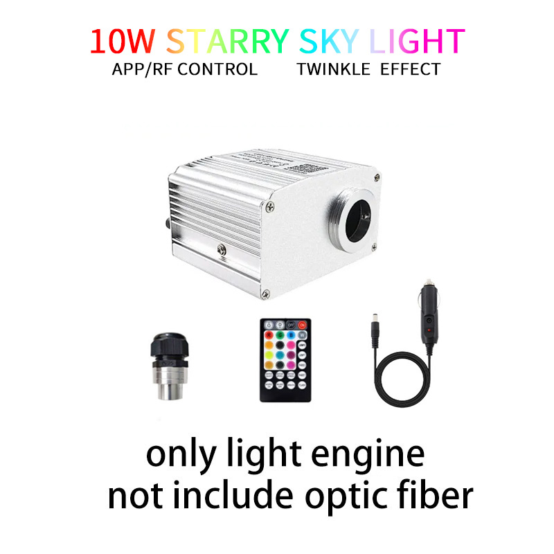 10w Twinkle Car Starry Sky Light interior Ceiling Lights Auto Accessories LED Roof Star Night light Fiber Optic Light