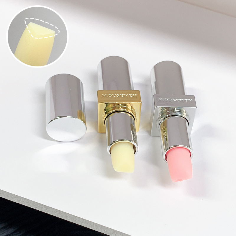 Anti Dry Lip Balm Silver Tube Lipstick Long Lasting Moisturize Balm Stick Lips Care Women Winter Make Up Cosmetics Lip Balm Oil