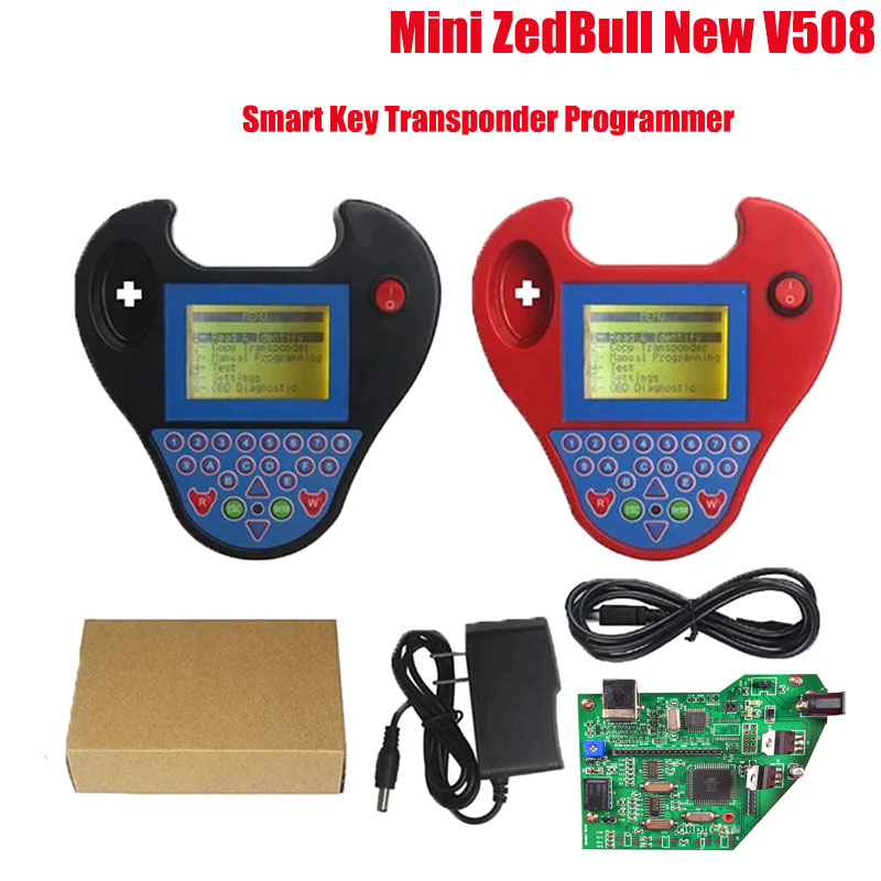 Newest V508 Super Smart Mini ZedBull Car Transponder Auto Key Programmer Tool Zed-Bull Chip Copy Read Pin Code OBD2 Car Tools