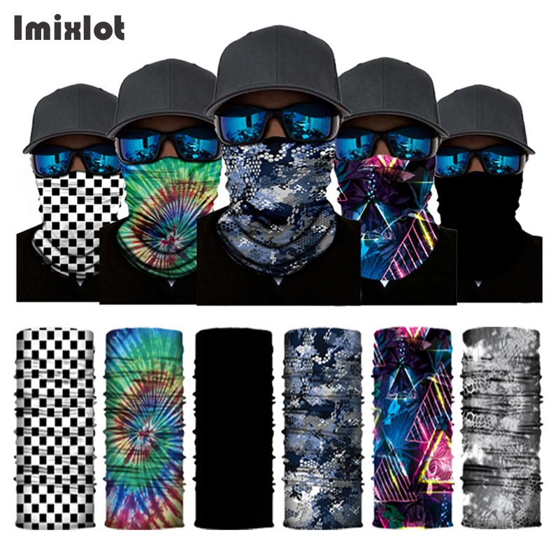 Outdoor Magic Bandana Cycling Sunshade Scarf Polyester Hiking Neck Cover Fishing Windproof Headband Multi-Use Face Mask