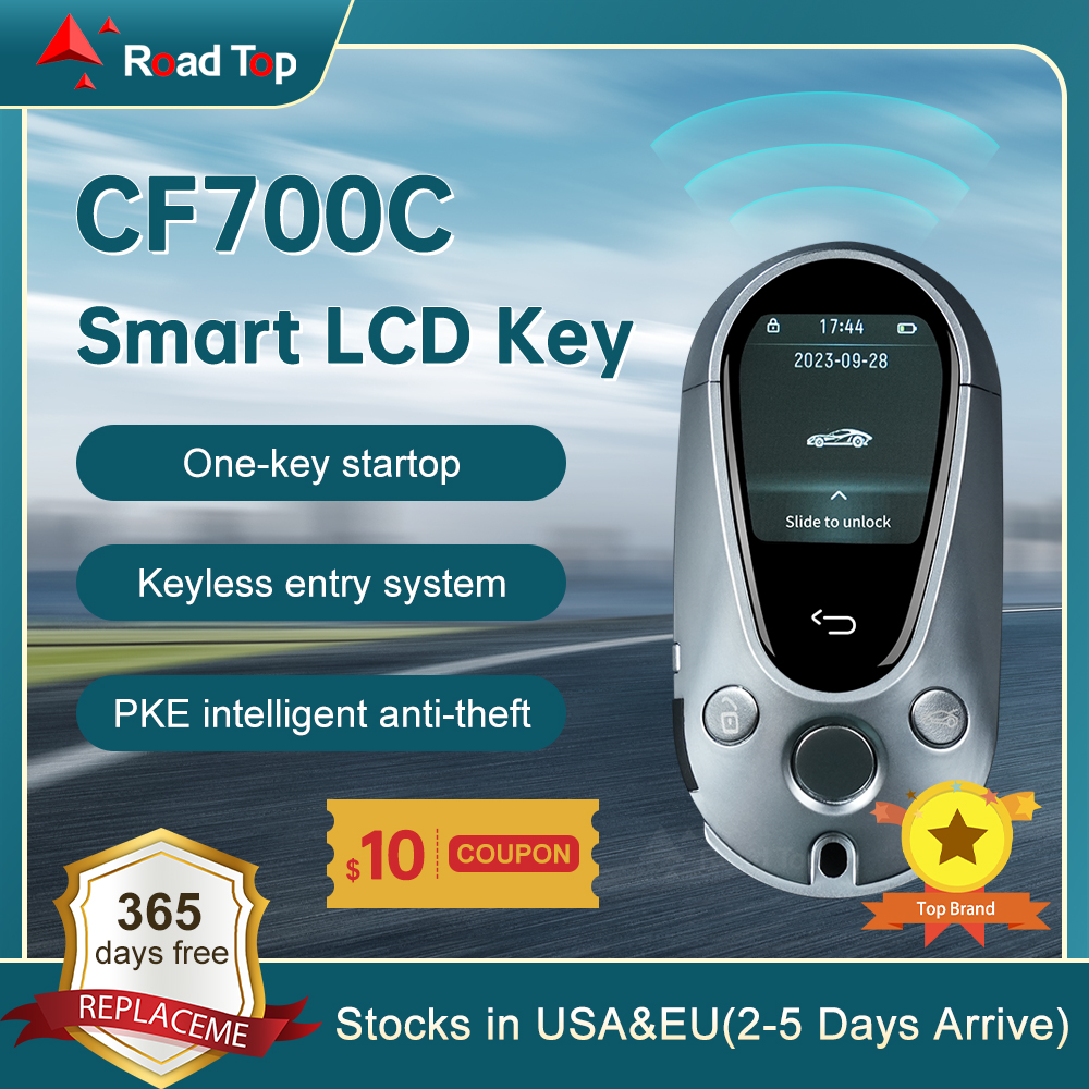 2024 New Remote Car Key Modified Universal Smart LCD Key CF700C For Maybach Comfortable Entry Auto lock