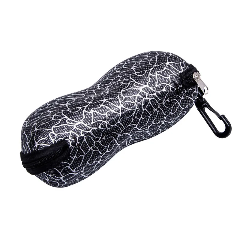 1PC Portable Peanut Stone Shape EVA Sunglasses Box Zipper Closure Eye Glasses Protective Case Holder Eyewear Accessoires