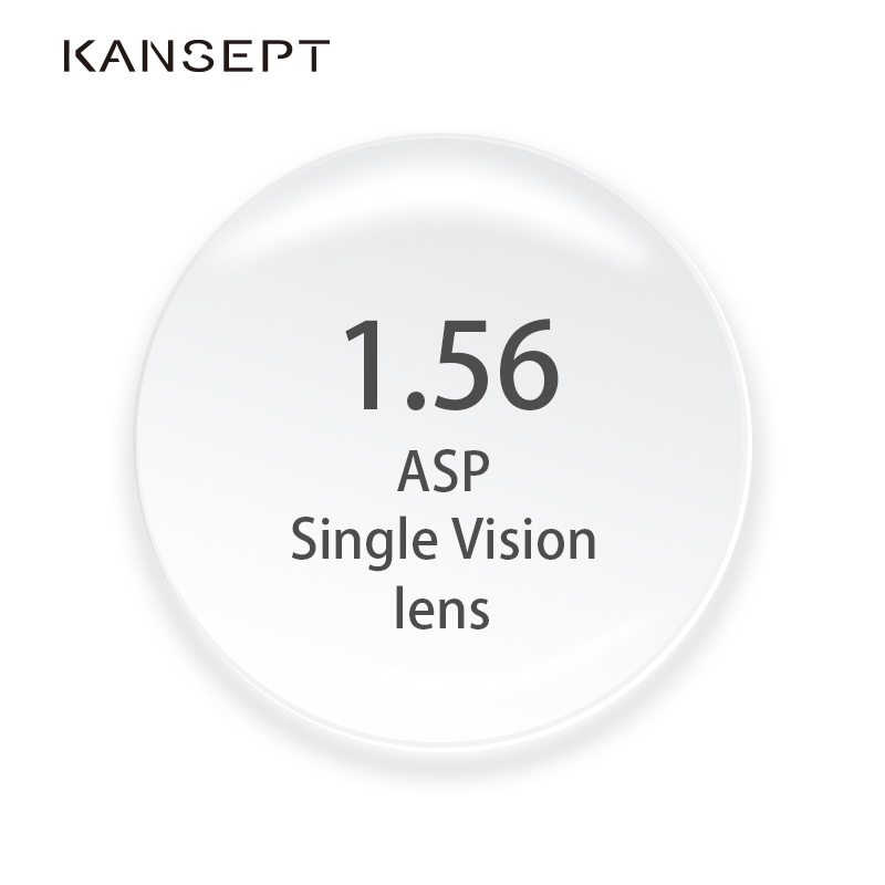 KANSEPT 1.56 Index Prescription Eye Glasses Myopia Brand Lens Clear Glasses Hard Scratch Resistant Aspheric Optical Lenses