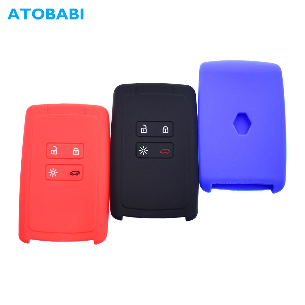 Silicone Car Key Cases Remote Control Protector Cover For Renault Clio Espace 5 Master Talisman Scenic 4 Kadjar Captur Koleos 2