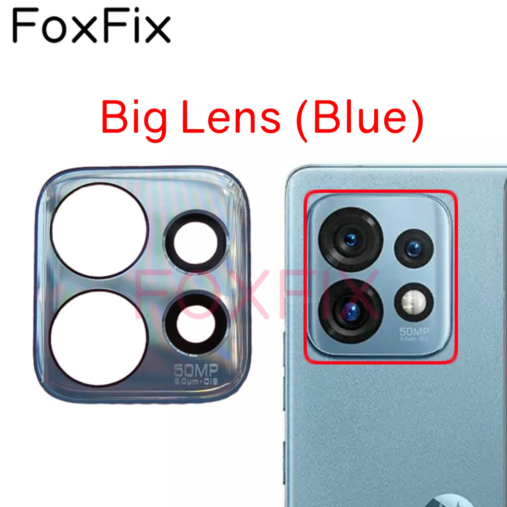 Rear Back Camera Glass Lens For Motorola Edge 40 Pro Edge+Plus 2023 Moto X40 5G Replacement+Adhesive Sticker XT2301-5 XT2301-1
