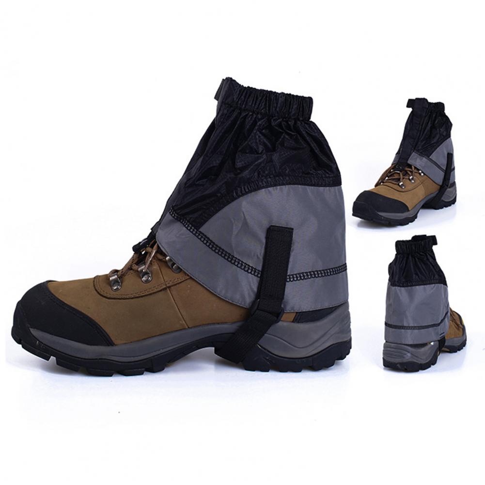 Waterproof Boot Gaiters Waterproof Leg Gaiters for Outdoor Enthusiasts Adjustable Lightweight Low Ankle Guards for Boots Shoes