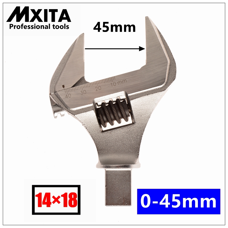 Adjustable Insert Ended head Torque Wrench Interchangeable Torque Wrench Hand Spanner 9X12 14X18