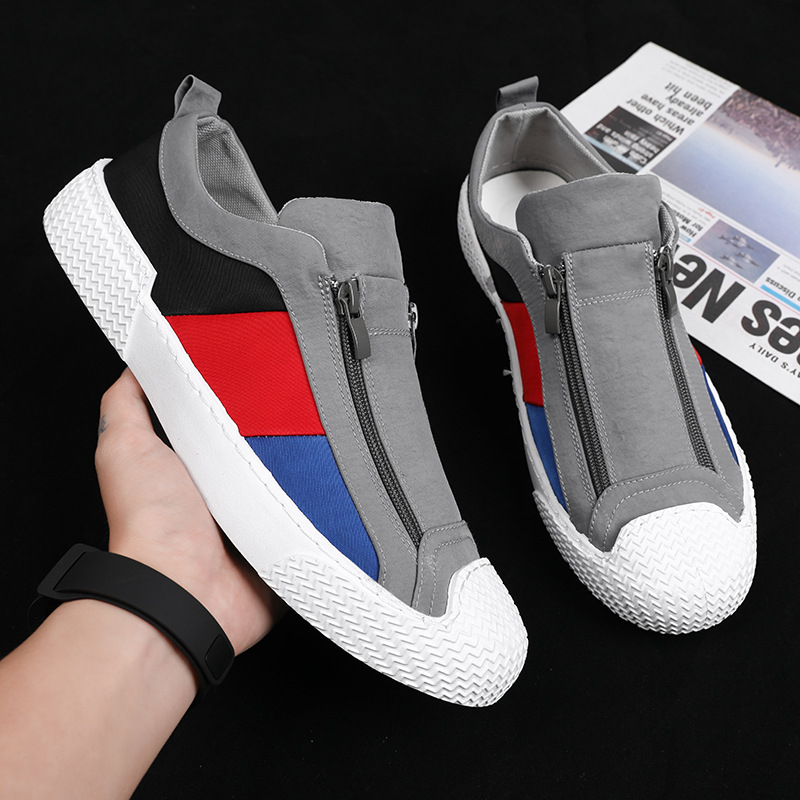 Men S Ddmysports Canvas New Trend Versatile Casual Low Top Cloth Slip On Fashion Shoes Beige Free Shipping Outdoor lip hoes hipping