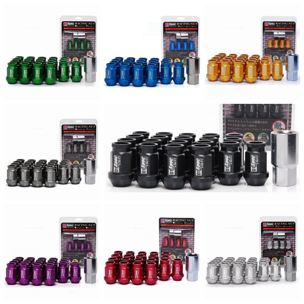 EPMAN - D1 Spec Jdm Racing Wheel Lug Nuts M12 X 1.25MM / M12 X 1.5MM 20PCS For Nissan Subaru Suzuki EP-NU670