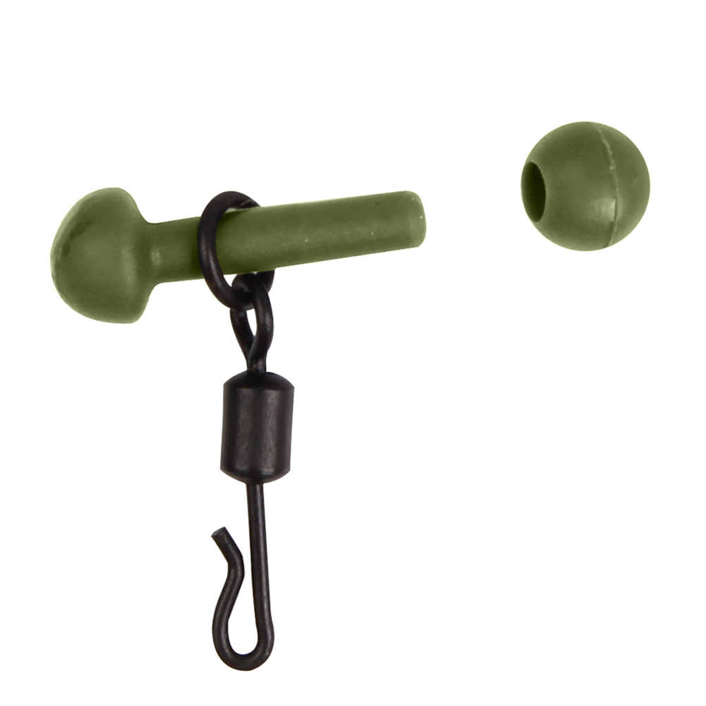 10Pcs/Set Chod Beads Rolling Quick Change Swivels Tackle for Heli Carp Fishing Terminal Tackle Accessories pesca