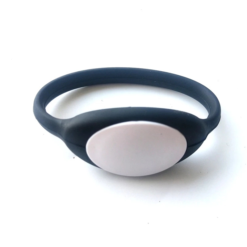 10Pcs IC 13.56MHz UID Rewritable Writable RFID Block 0 Sector Adjustable Black Bracelet Silicone Wristband Watch Copy Clone Card