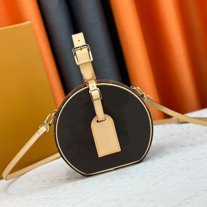 Classic Petite Boite Chapeau Hatbox Adorable Evening Bag Round Drum Designer Shoulder Bags Luxury Crossbody Bag Vintage Mini Cross Body Purse Fashion Tote Handbags