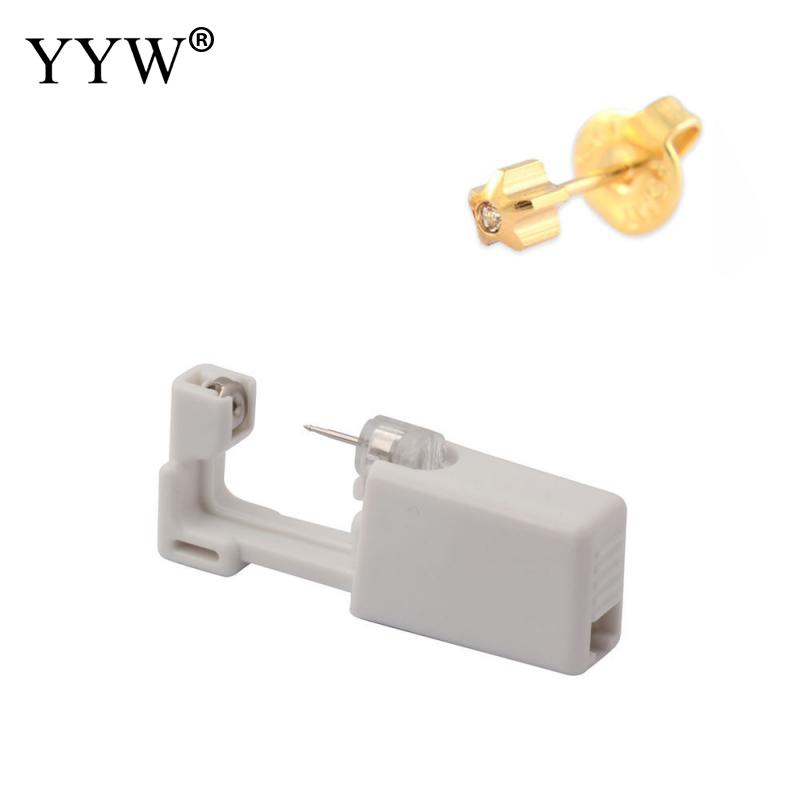 1 Pcs Unisex Drilling Ear Piercing Tragus Cartilage Helix Nose Navel Body Piercings Plastic Earring Jewelry Tools Kit