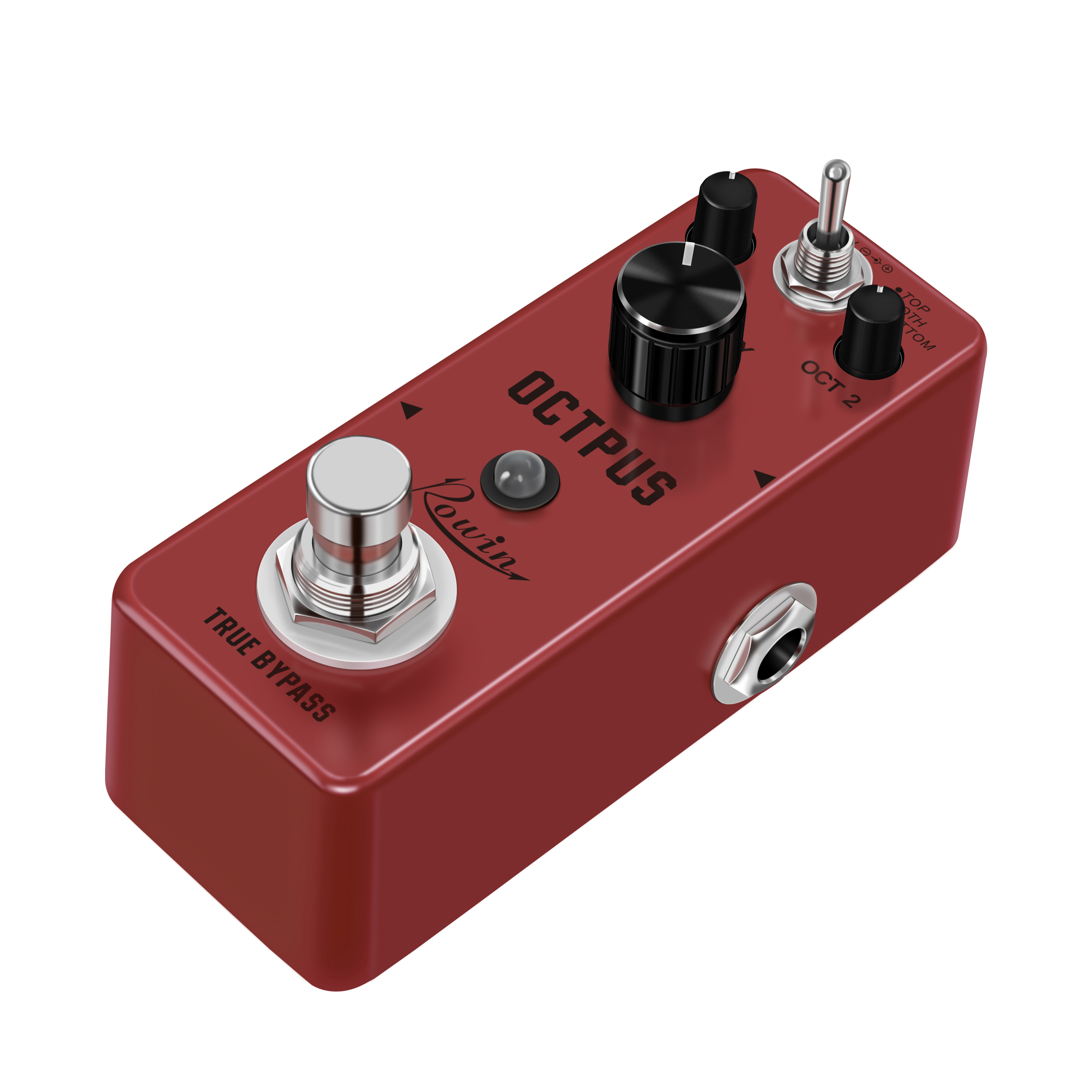 Rowin Guitar Octave Pedal For Electric Guitar Precise Polyphonic Octave Effects Generator Octpus Guitar Pedals True Bypass