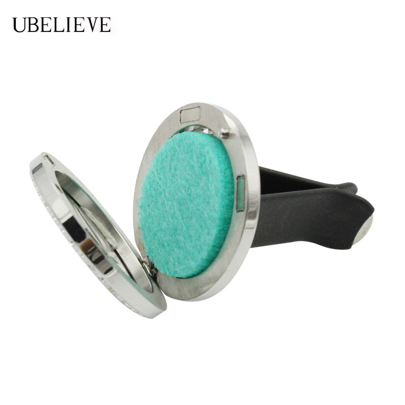 Sunflower Essential Oil Car Vent Clip Diffuser Locket Magnet Aromatherapy Car Diffuser Clip With Free Pads Car Freshener Clip