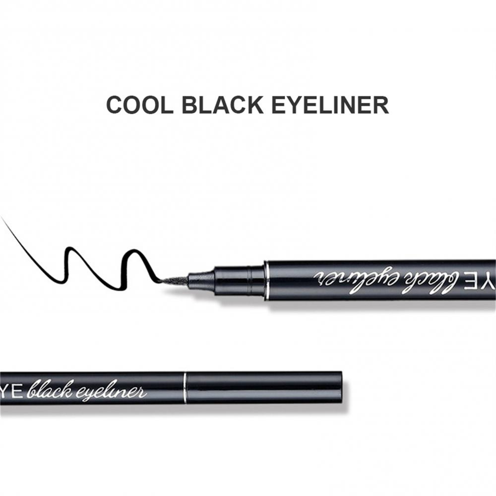 Women Eyeliner Liquid Pen Waterproof Long Lasting Quick Drying Smooth Beauty Eyeliner Easy Color Development Eyeliner Makeup Too