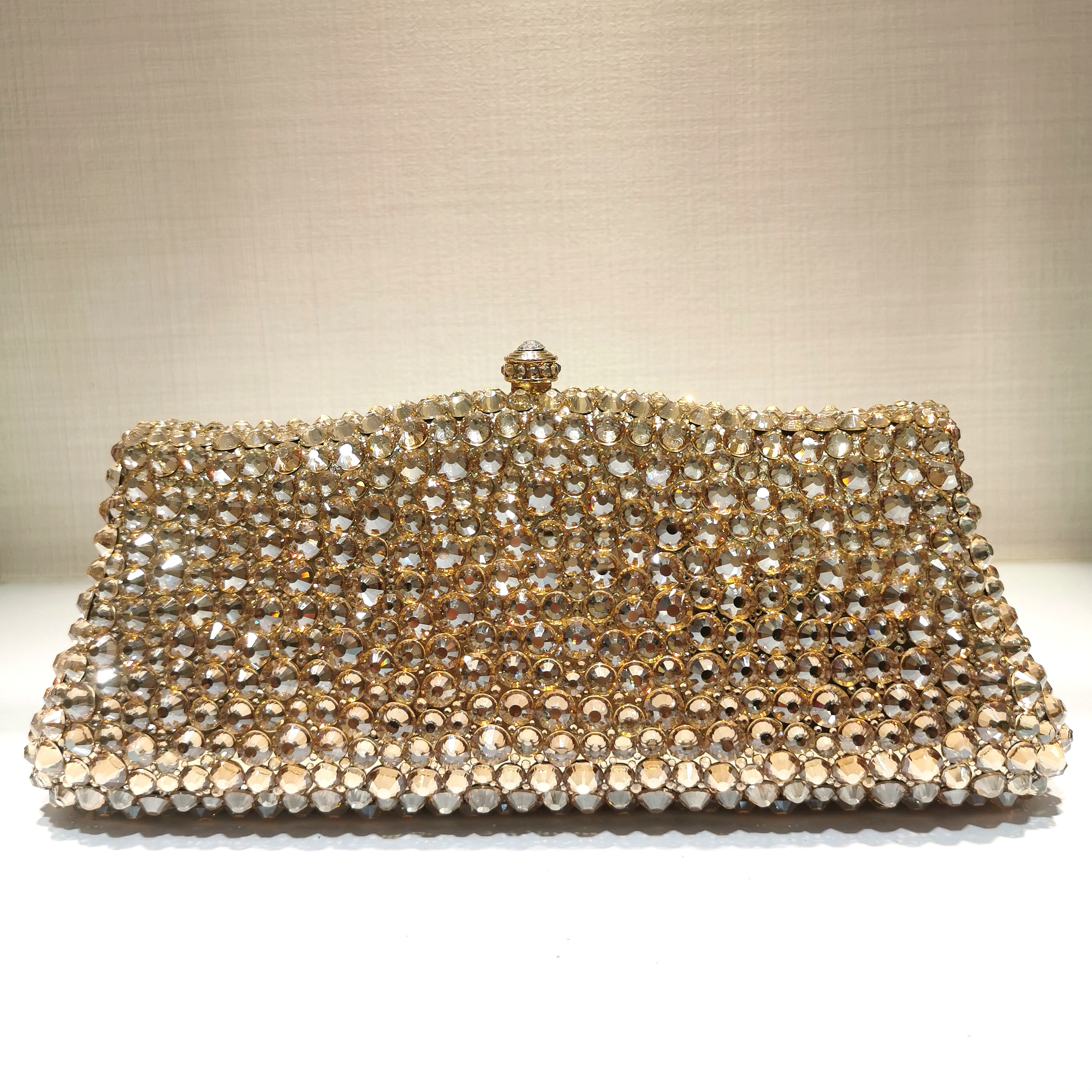 XIYUAN Dazzling Crystal Women Evening Bags Gift Box Clutch Bag Wedding Bridal Minaudiere Handbags and Purses Ladies Party Clutch