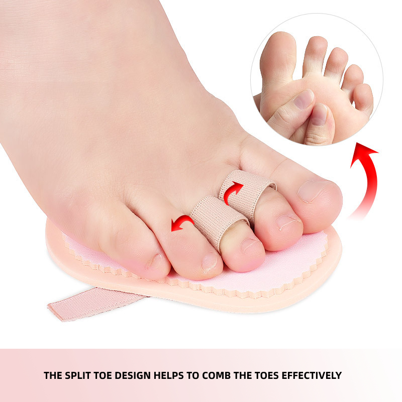 1Piece Shoe Insole Hammer Toe Foot Guard Cushions Protector Separator Support Pads Temporary Corrector Straightener Bunion